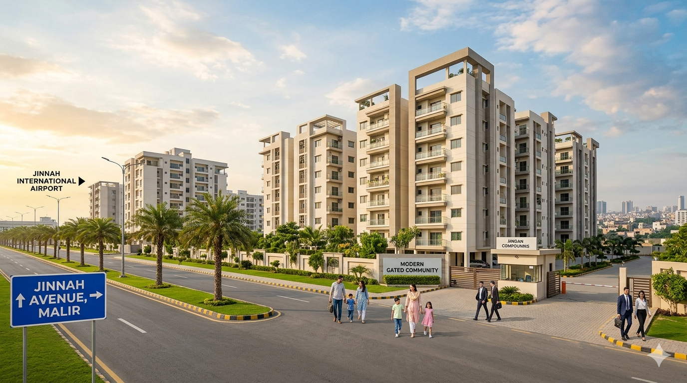 Grey construction apartment for sale